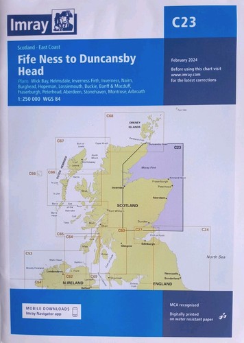 Imray c23 scotland east - scotland,