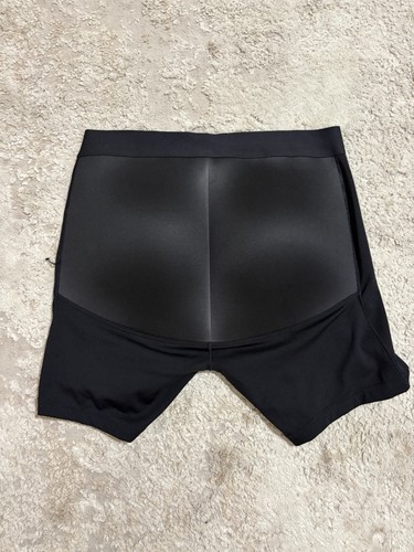 Black butt pad shorts - black,