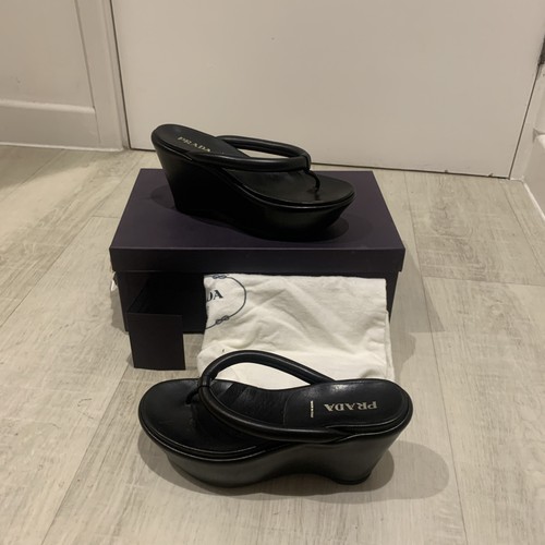 Prada ladies strap muleheel - prada,