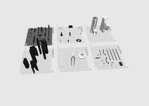 M3a1 grease gun kit scale - m3a1,