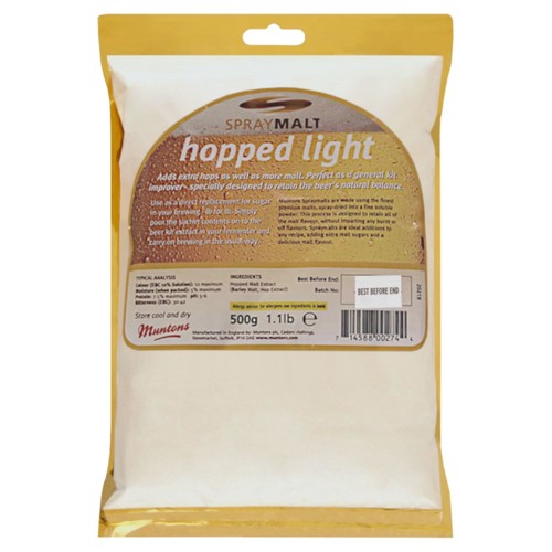 Muntons hopped light - light, malt