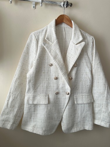 Shein jacket size ivory - shein,