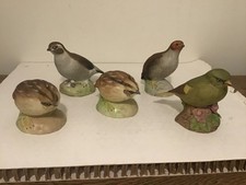 Aynsley  Wild Bird Series Collection x 5 Excellent Condition 