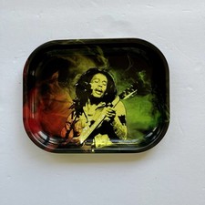 Bob Marley Tin Ashtray Playing