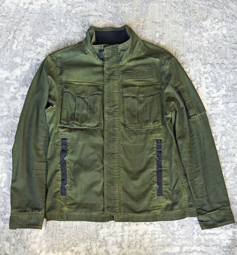 Star raw rovic overshirt - raw,