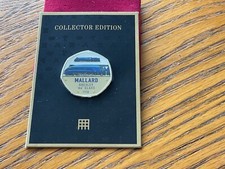 BRITISH RAILWAY  HERITAGE "MALLARD " COLLECTOR EDITION 50p shaped COMMEMORATIVE