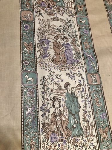 Vintage chinoiserie upholstery - vintage,