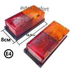2x REAR TAIL LIGHTS STOP BULB