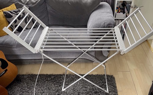 Heated airer compact foldable - heated,