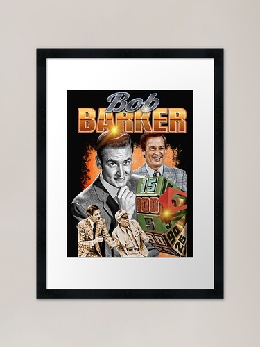 Bob barker framed - art, print
