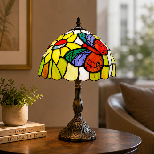Butterfly tiffany style - butterfly,