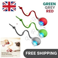 Automatic Rolling Ball Smart Pet Toy Electric Self-Moving Cat Dog Kitten Game UK