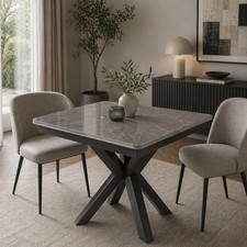 Ceramic Dining Table Ext  90cm