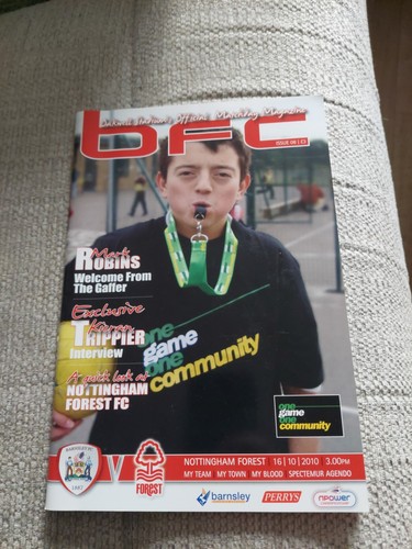 Barnsley matchday programme - barnsley,
