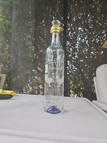 Empty tequila bottle - empty,