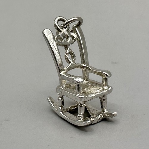 Rocking chair charm pendant - chair,