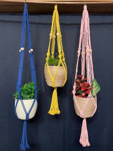 Macrame plant hanger garden - hanger,
