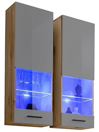Wall display cabinet - wall, glass