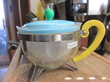 BODUM Chambord Glass Tea Infuser - Limited Edition Teapot - Green Yellow Blue