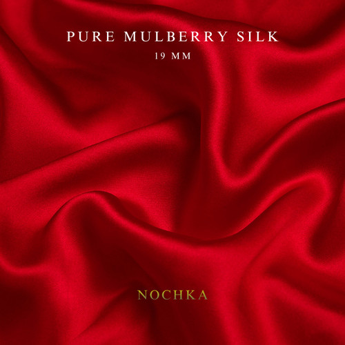 Deep red 100 pure mulberry - 100%,