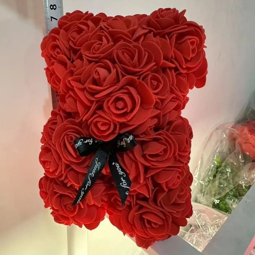 Rose teddy bear - bear, –foam