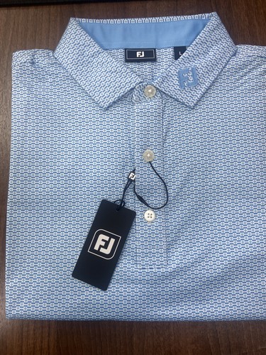 Footjoy golf shirt flag print - golf,