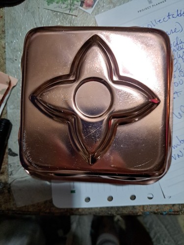 Vtg antique copper cake - 3x,