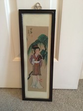 Japanese Woodblock Pillar Print  40cm x 14cm #7