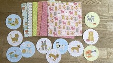 Craftwork Cards Pampered Pets 8x8 Papers and Die Cut Toppers for Cardmaking
