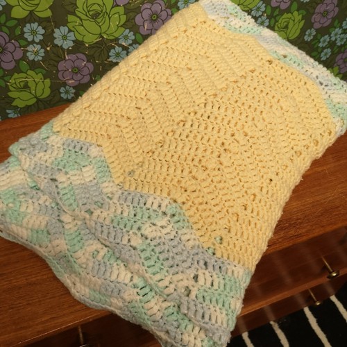 Vintage yellow blue green - vintage,