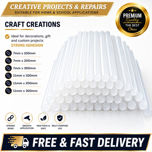 Hot melt glue gun sticks - melt,