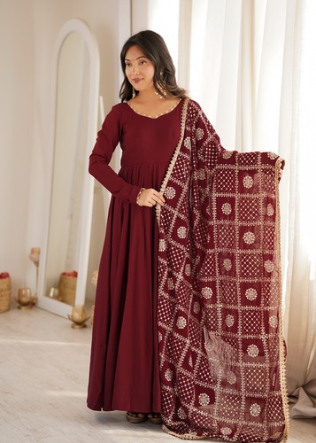 Anarkali gown women indian - women,