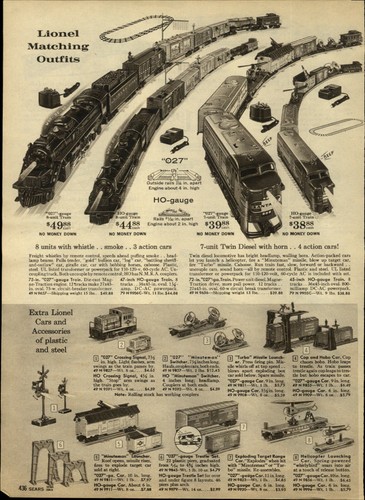 1963 paper toy rifle - paper, ad