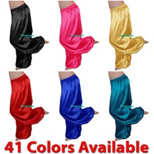 Women Satin Harem Pants Girl