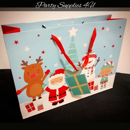 Large xmas gift bag cute - gift, elf