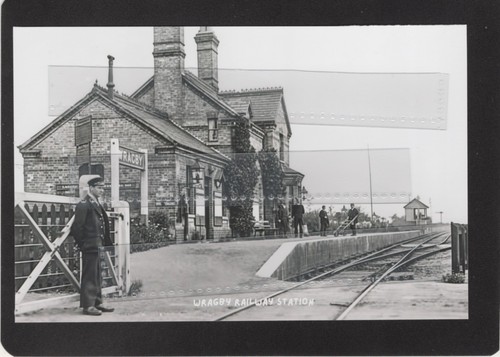Wragby railway station - wragby,