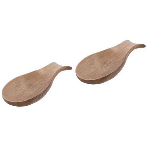 Grey wood spoon holder - wood,