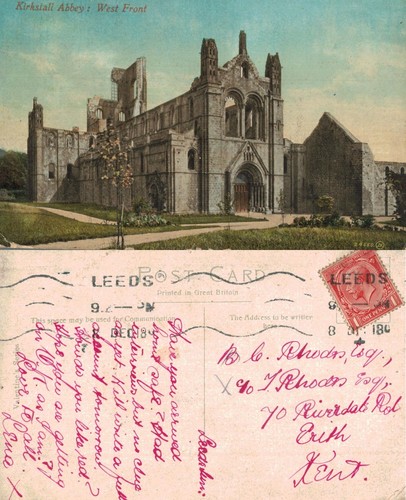 Vintage postcard kirkstall - vintage,