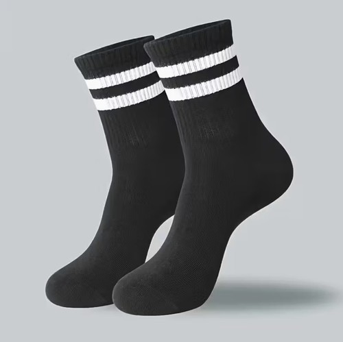 Unisex pair striped mid calf - 5-pair,