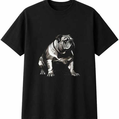 English bulldog colourful mens - bulldog,