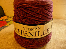 Chenille Yarn Cone 4 Ply