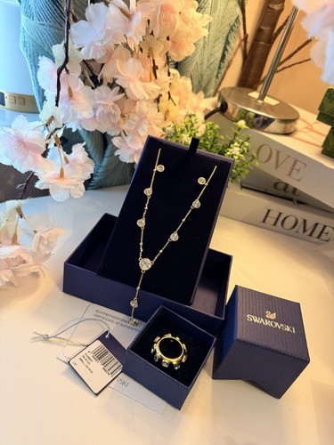 Swarovski necklace earring - swarovski,