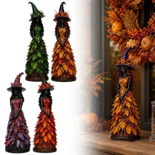Halloween witch statue autumn - witch,