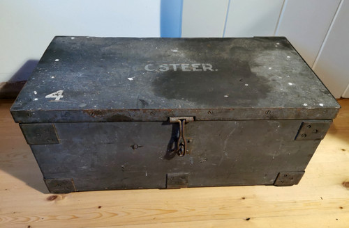 Old antique pine - old, chest