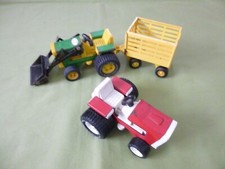 2 X TONKA TRACTORS 100MM LONG