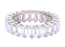 Diamonique Emerald-Cut