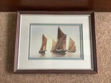 Wooden framed print old - framed,