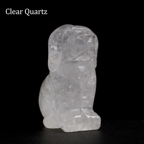 Hand carved dog - 1.5",
