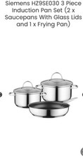 Siemens 3 Piece Induction Pan