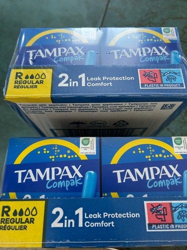 Boxes tampax compak - tampax,